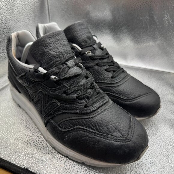 Size 10.5 New Balance 997 Leather Bison Capsule Black Mens Lace Up Shoes M997BSO main image 6